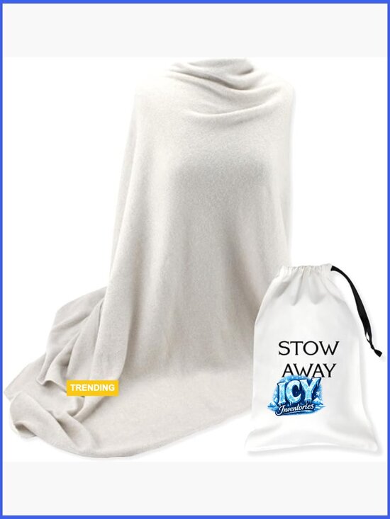 Accessories - 100% Cashmere Travel Wrap Shawl Scarf Blanket Oversized Luxurious